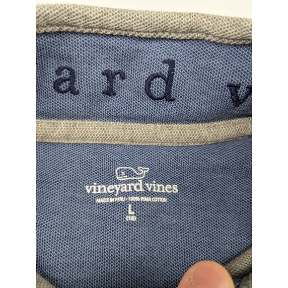 Vineyard Vines Gray LS Shirt - Picture 3 of 4